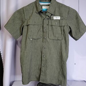 Magellan Outdoors Kids Olive Button Down Shirt